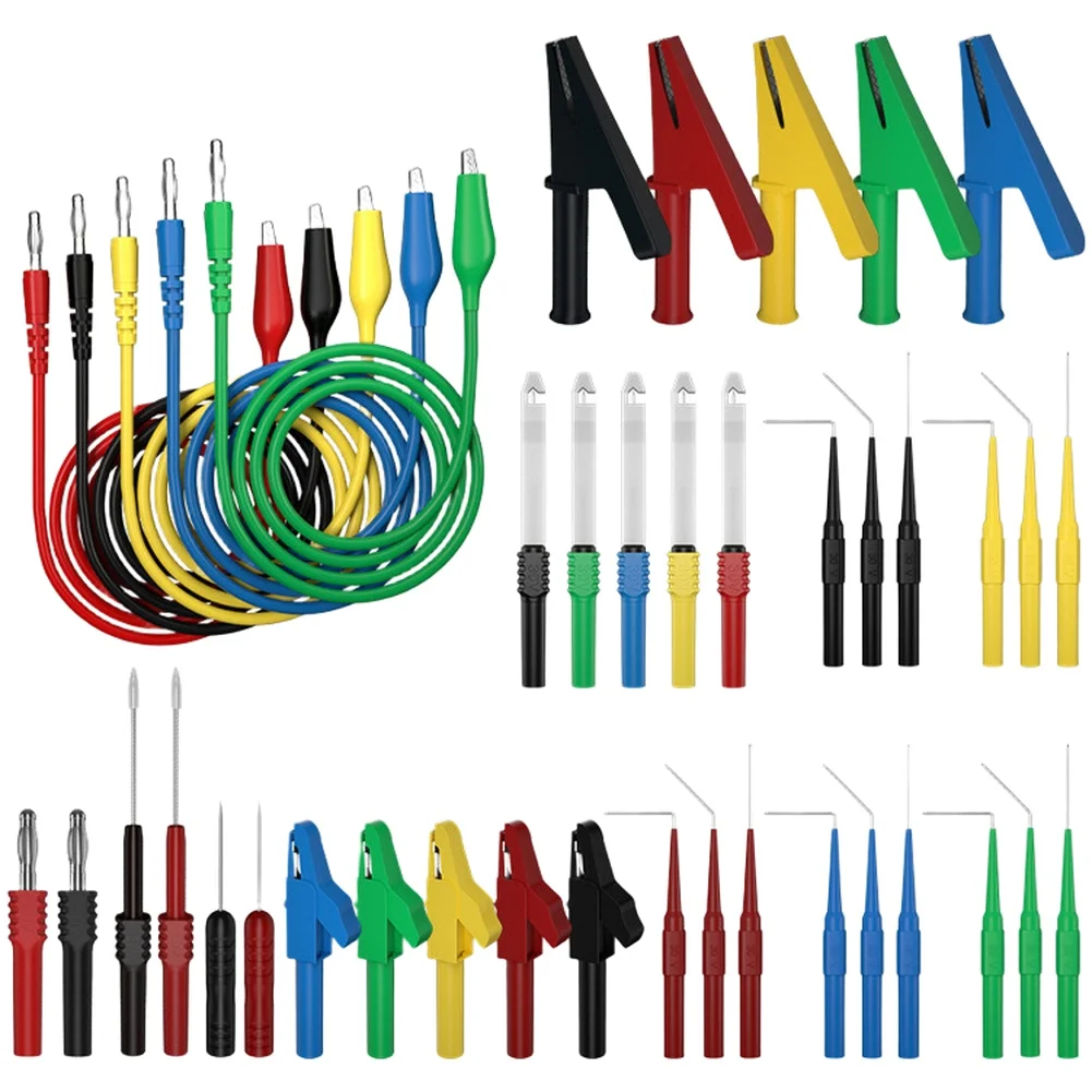 

41pcs Test Kit Probe Test Kit Auto Repair Detection Probe For Alligator Clip Test Wanbi Pen Probe Kit For ALLIGATOR Clips