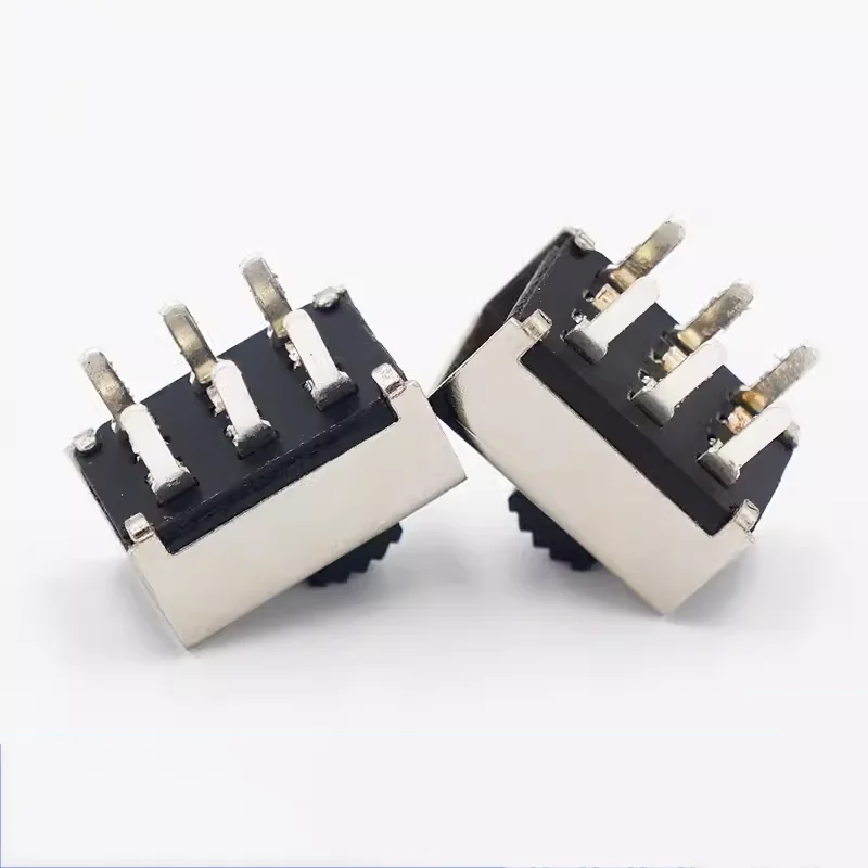 Double-row earless 6-pin vertical toggle switch without large key SS-22G08 2-speed high current toggle switch