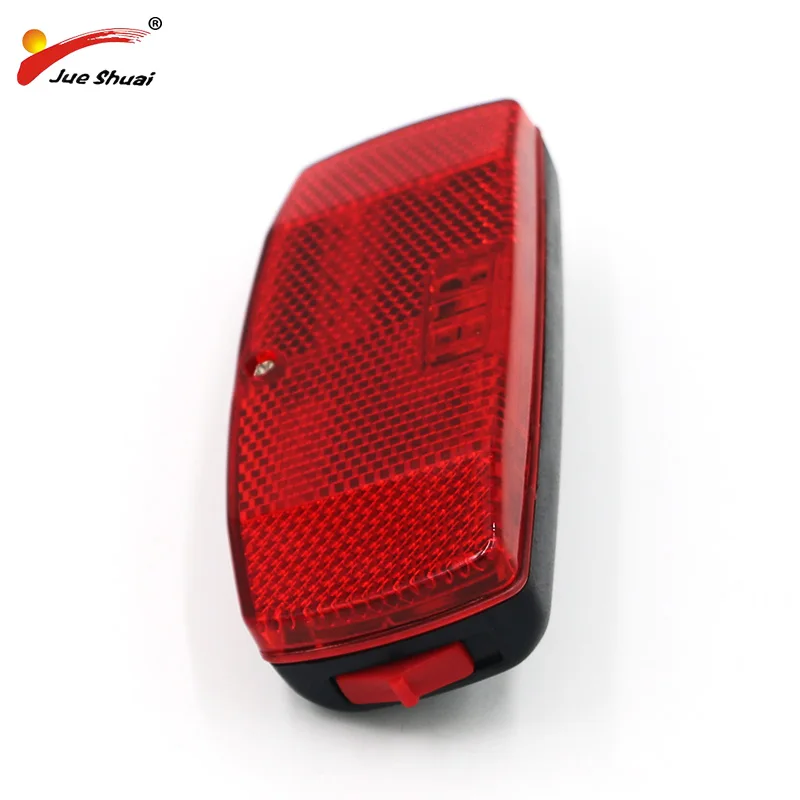 Bike Light Red Rear Lamp LED 2 AA Battery Super Bright Tail Bicycle Lights Mountain Road Bike Warning Tail Light