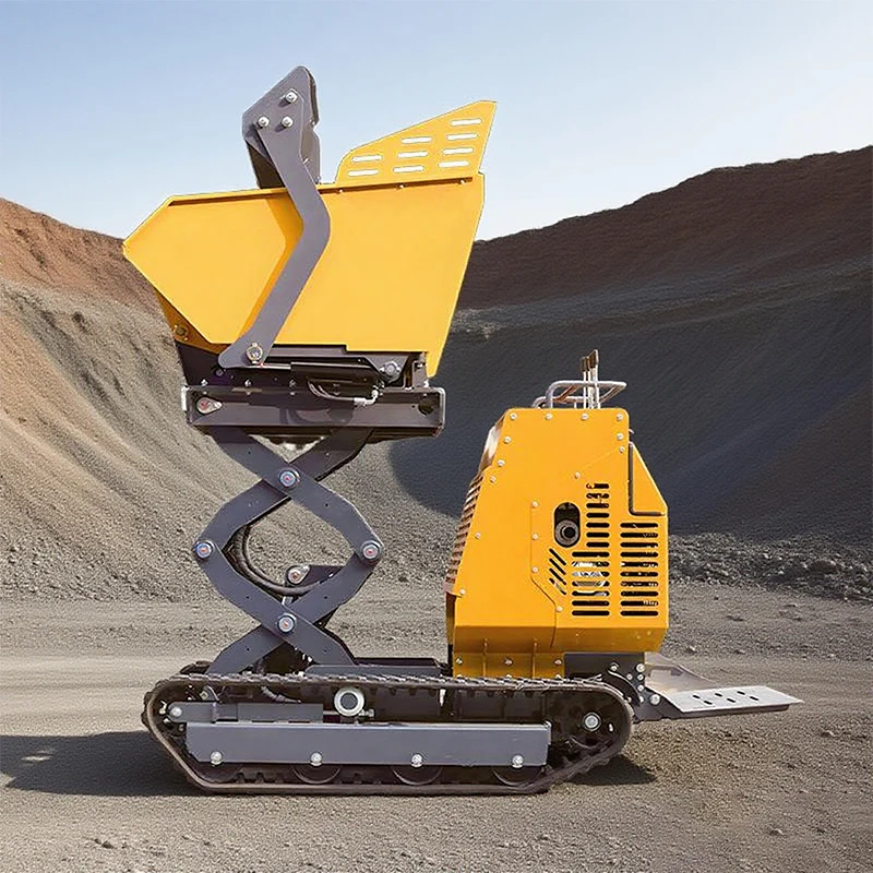 

Plus Power Garden Tilt and Lift Crawler Mini Dumper Hydraulic 1000KG Tracked Dumper Fast delivery CE EURO Mini Dunper Price