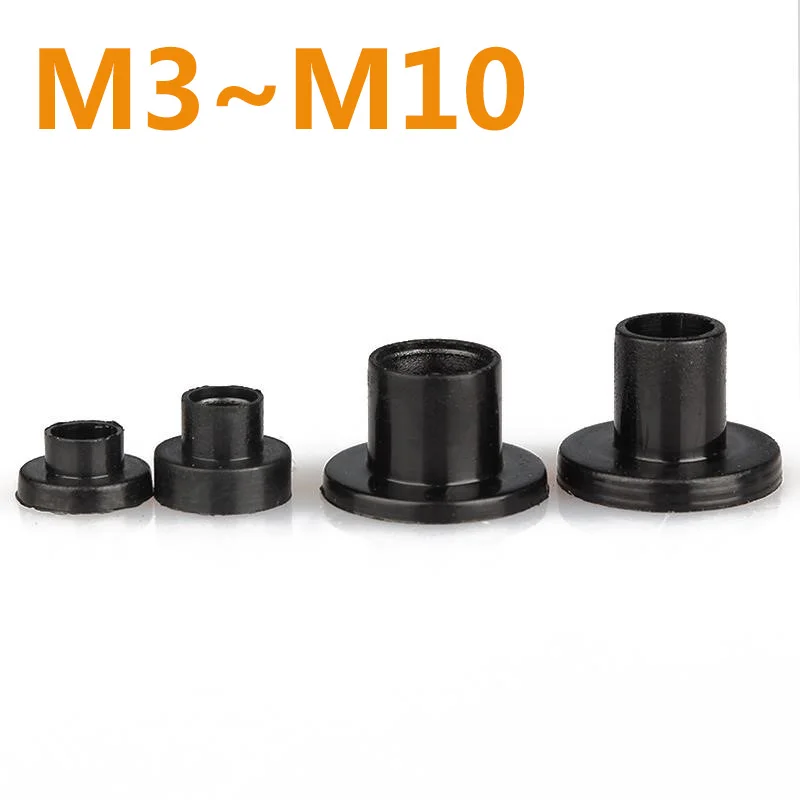 Screw Nylon Transistor Gasket The Step T-Type Plastic Washer Insulation Spacer Screw Thread Protector M3 M4 M5 M6 M8 M10 M12