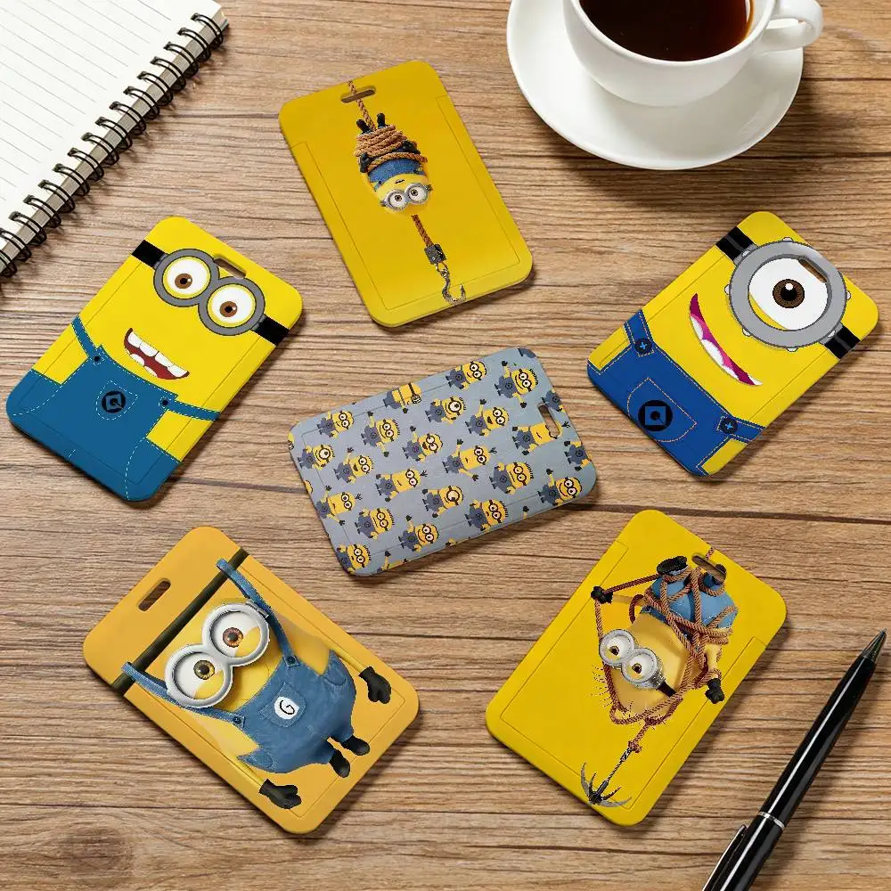 

Мультяшный держатель для карт M-MinionES с ремешком на шею: для кредитных карт, ID-карт, пропусков и проездных билетов