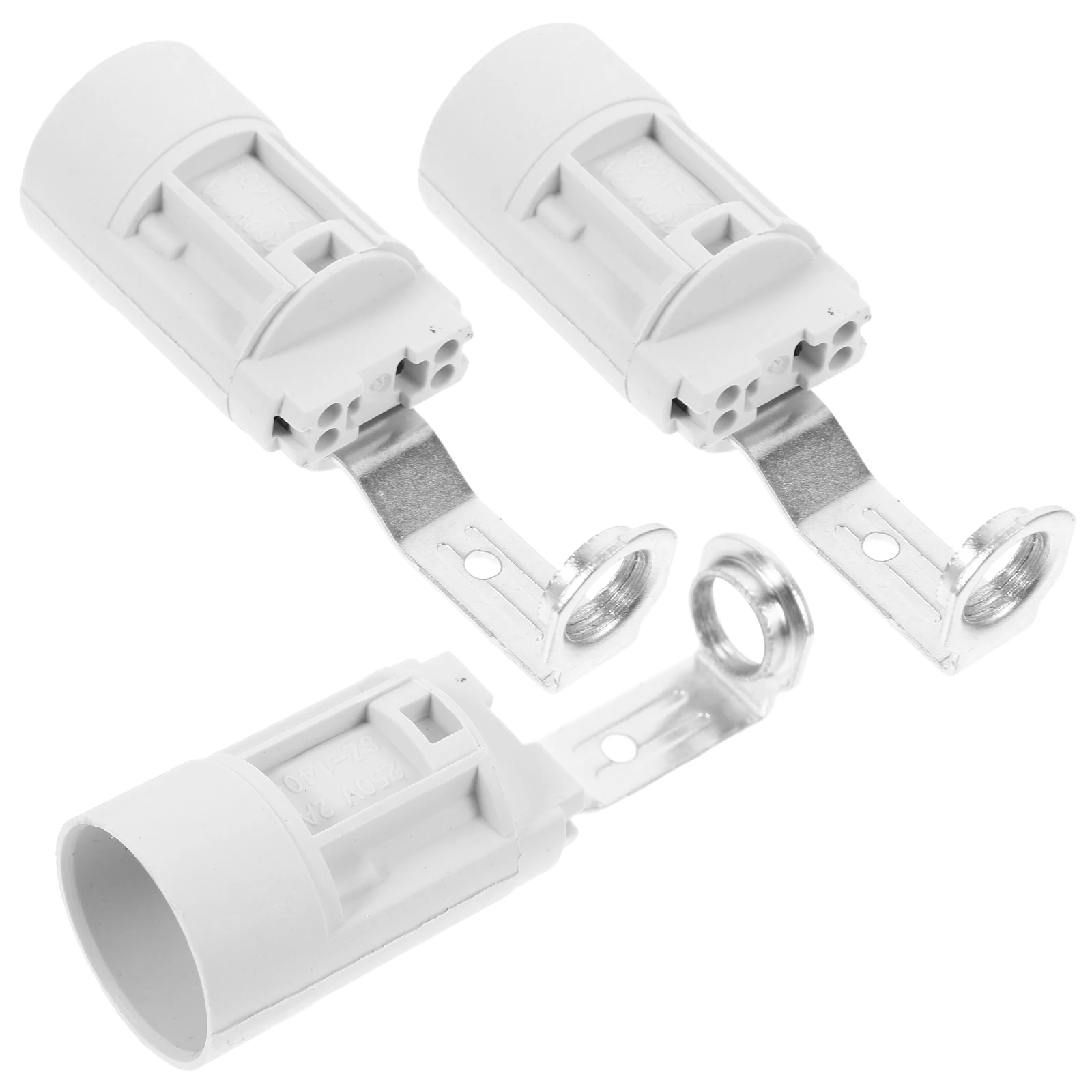 3 قطعة E14 حامل مصباح النمط الأوروبي قاعدة معدنية المقبس تركيب المصابيح الرومانسية لغرفة المعيشة لتقوم بها بنفسك أجزاء المصباح