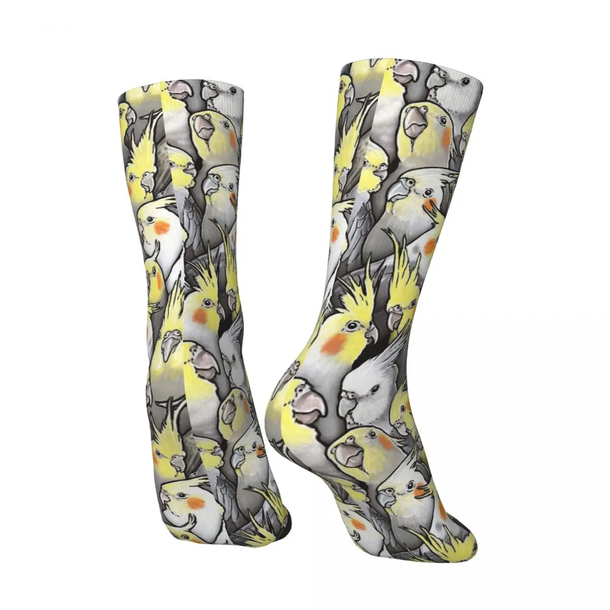 Cockatiels Galore Unisex Winter Socks Hiking Happy Socks Street Style Crazy Sock