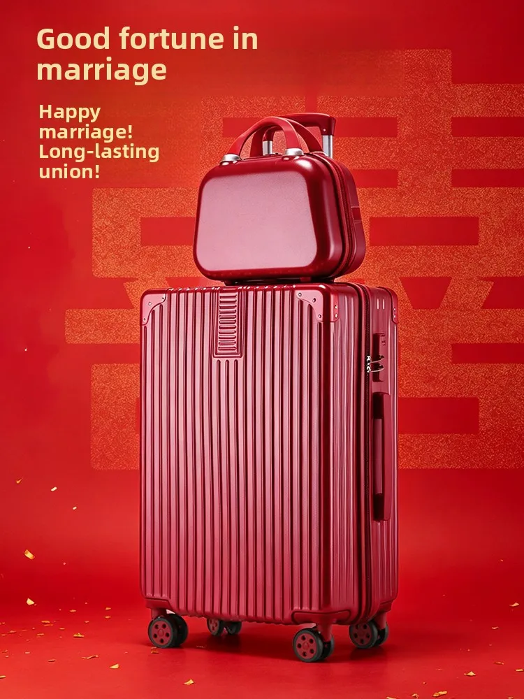 red-wedding-trunk-luggage-24-inch-full-wine-red-female-bridal-suitcase-travel-bag-with-aluminum-alloy-handle-retro-style-carr