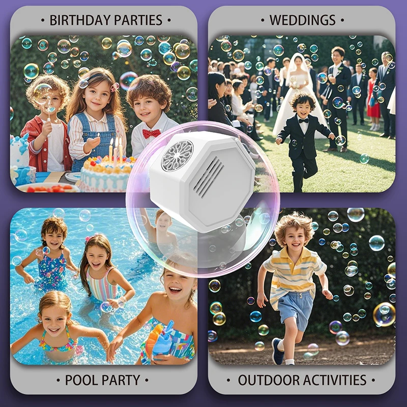 เครื่องทําฟองสบู่ไฟตั้งพื้นเครื่องทําฟองกลางแจ้งของเล่นปฏิสัมพันธ์ระหว่างพ่อแม่และลูกของขวัญวันหยุดโดยไม่ต้องใช้ฟองแบตเตอรี่วัด