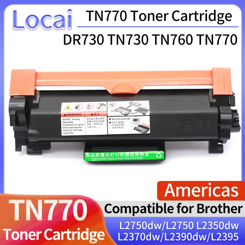 

Americas DR730 TN730 TN760 TN770 Toner Cartridge For Brother DCP-L2550dw MFC-L2710dw L2730dw L2750dw HL-L2350 L2370 L2390 L2395