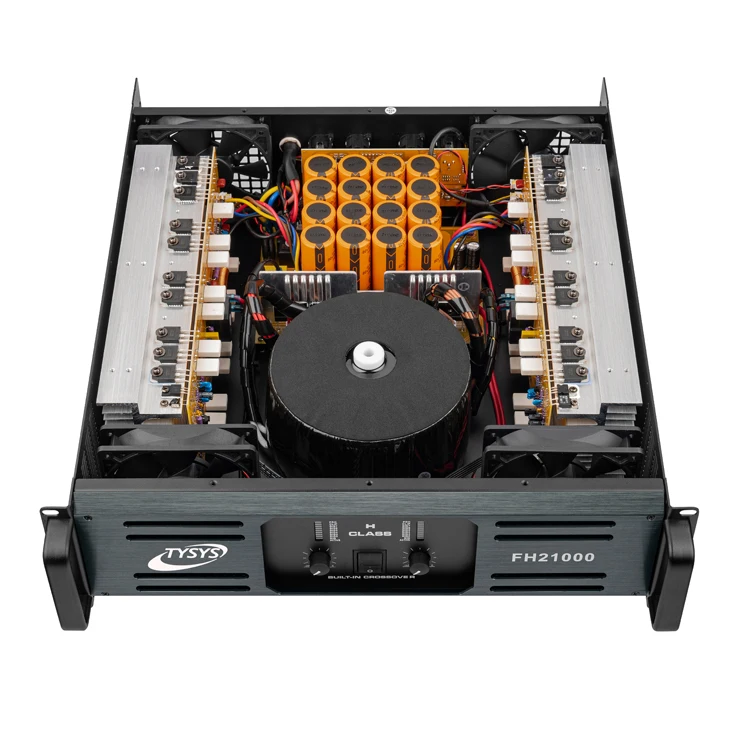 Power Amplifier Class h 2 Channel 1000Watts 3U Optical Guitar Professional Sound Amplifier Audio