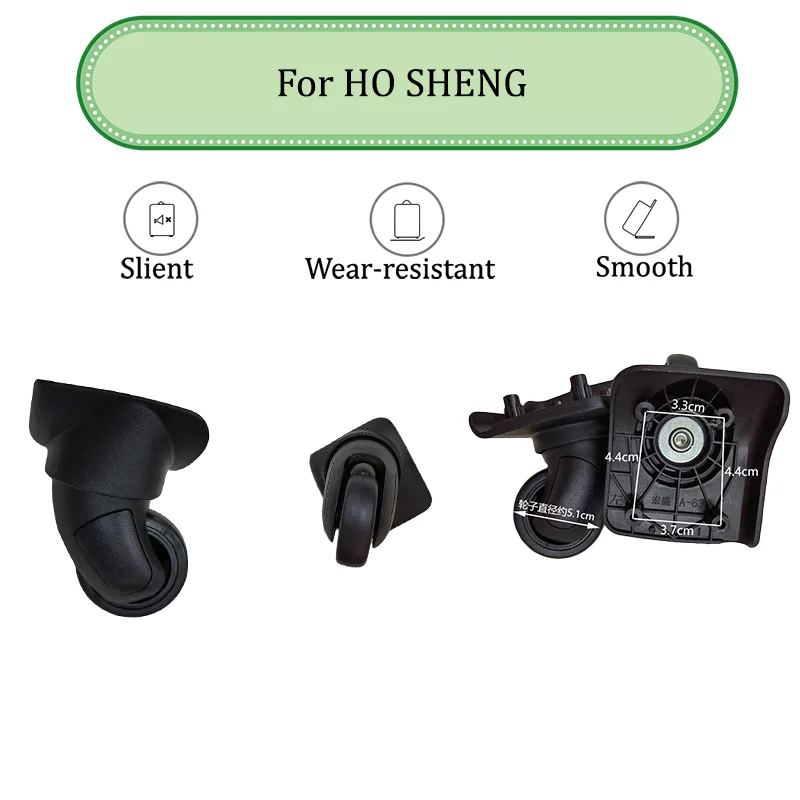 For HO SHENG A63 Universal Wheel Trolley Case Wheel  Luggage Repair Casters Slient   Wear-resistant  Pulley Sliding Replacement
