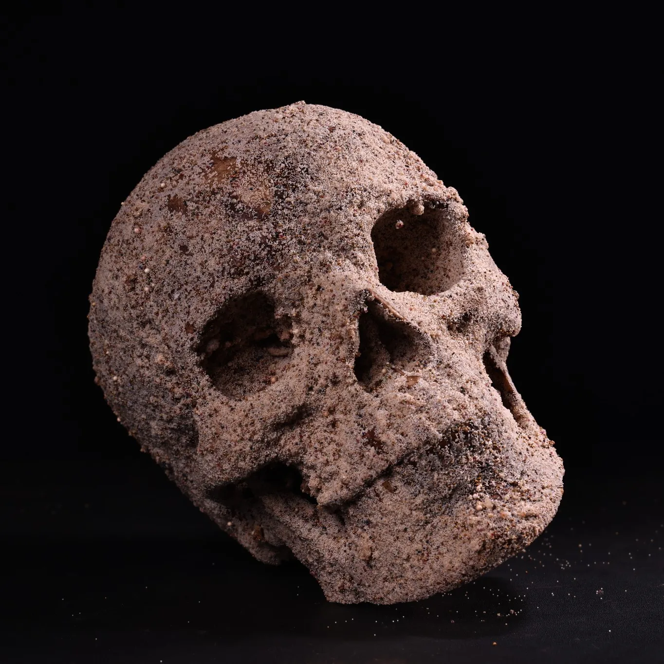 Nepalese Temples Old Soil Cinnabar Excavated from temple Skull Regenerated Buddha Head Relic Worship Hall Town house