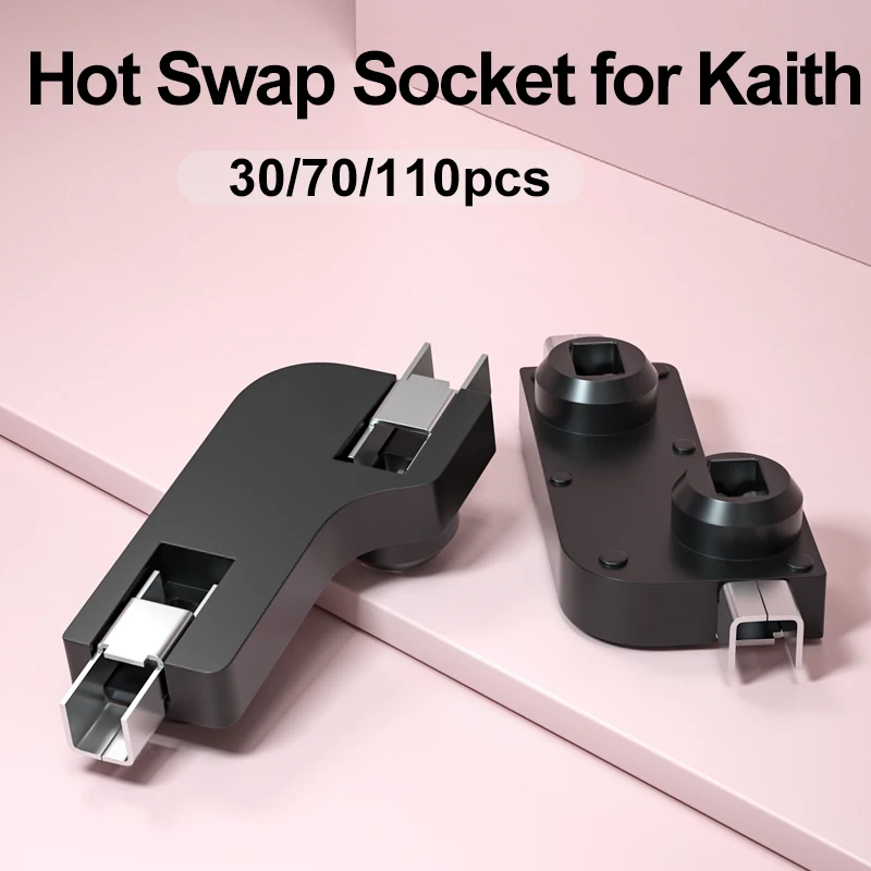 Kailh Hot Swapping Pcb Sockets Kailh PCB Socket For Mx Cherry Gateron Outemu Kailh Switches for low profile 1350 Chocolate Axis 