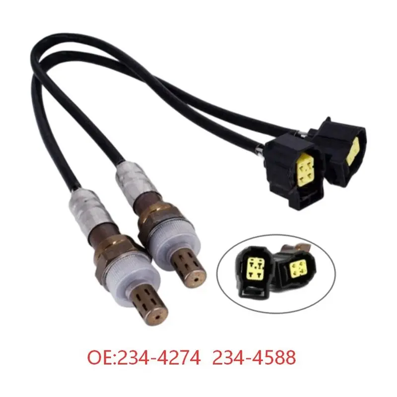Upstream& Downstream O2 Oxygen Sensor Pair 2PCS 234-4274 234-4588 For 2004-2007 Dodge Caravan -X59A