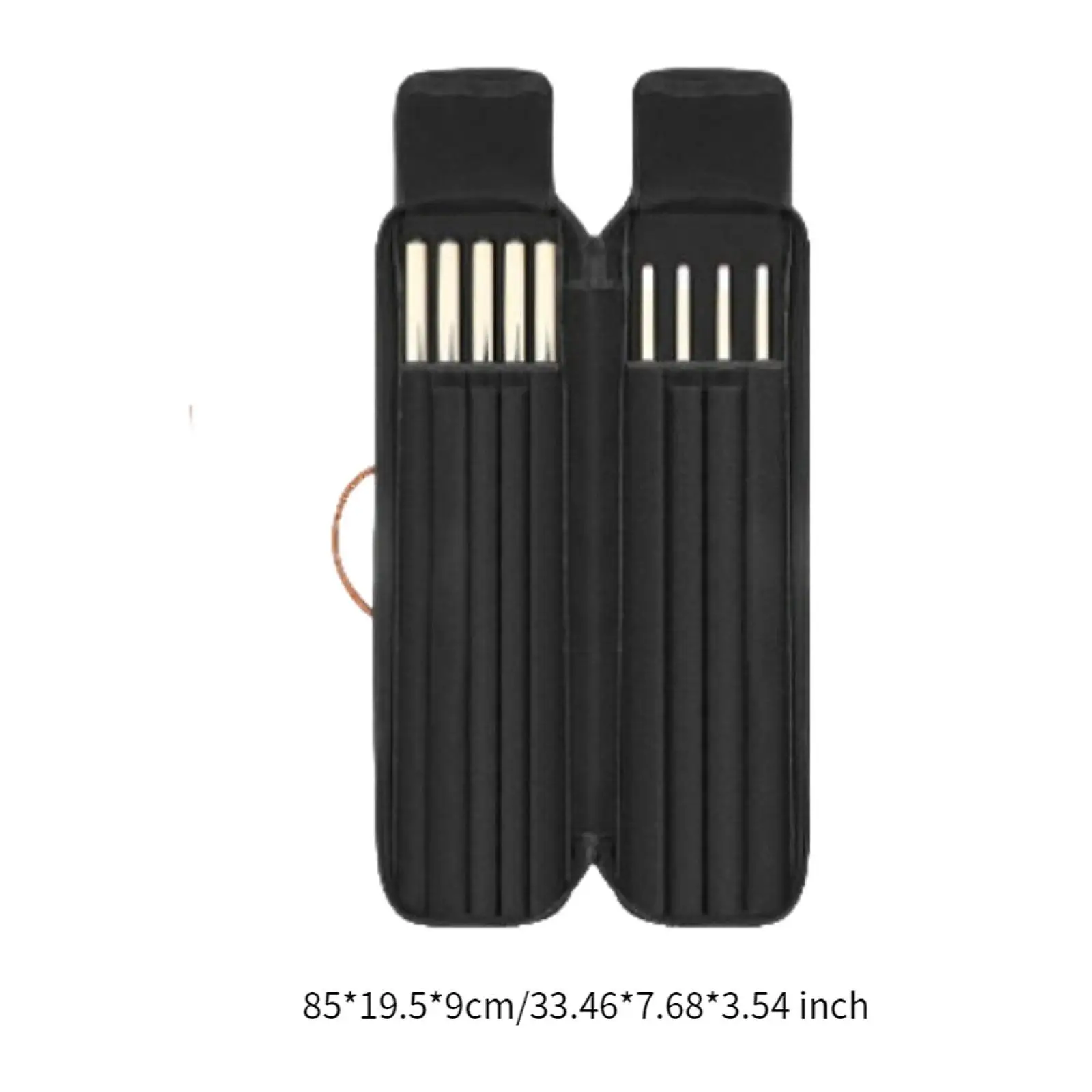 

Billiard Rod Storage Bag 4x5 with 2 Pockets Hard Case Billiard Pool Cue Bag