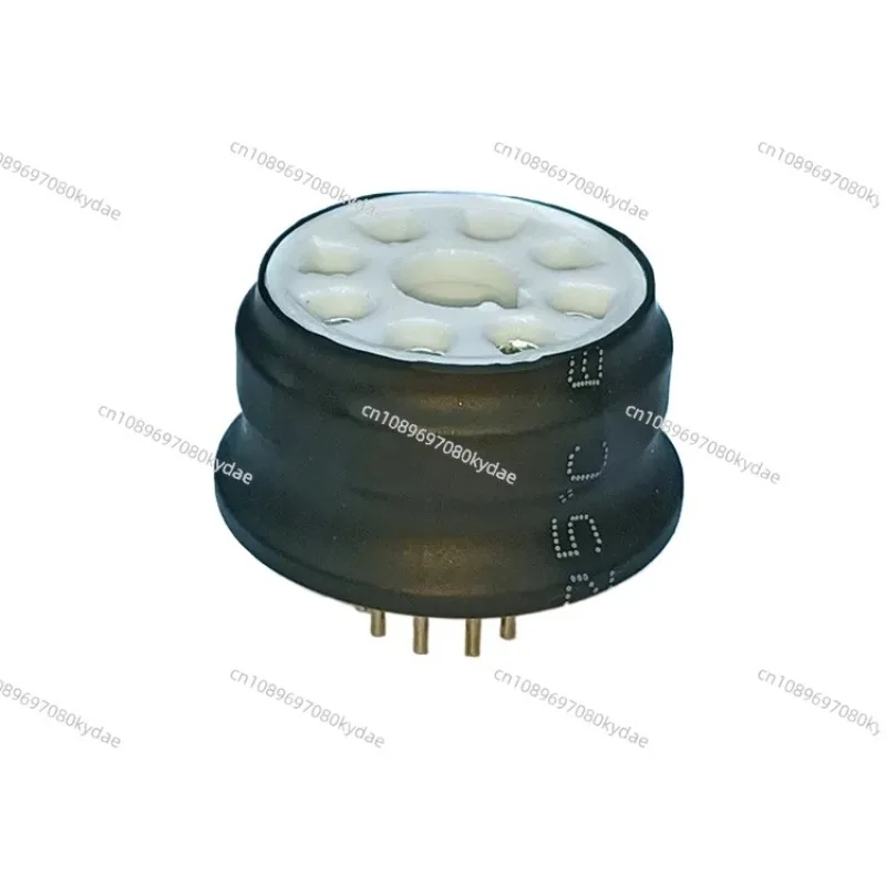 2Pcs Vacuum Tube Adapter Socket 8Pin To 9Pin For 6SN7 6SL7 6N8P 6N9P Replace 12AX7 12AU7 12AT7 HiFi Audio Amp Modification