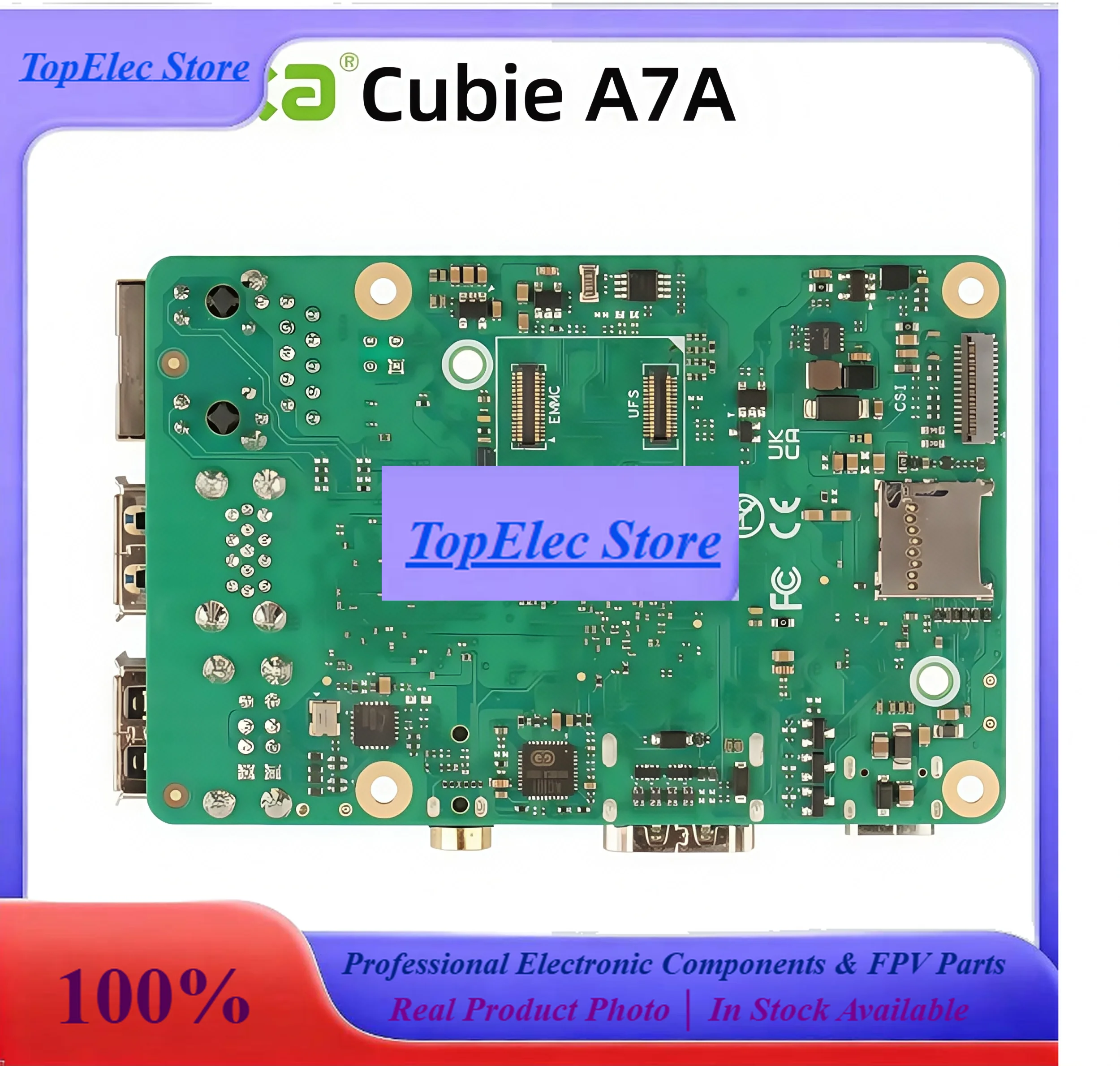 ToPESsRadxa Cubie A7A Allwinner Octa-Core SoC Development Board With 3TOPS AI Acceleration And RISC-V