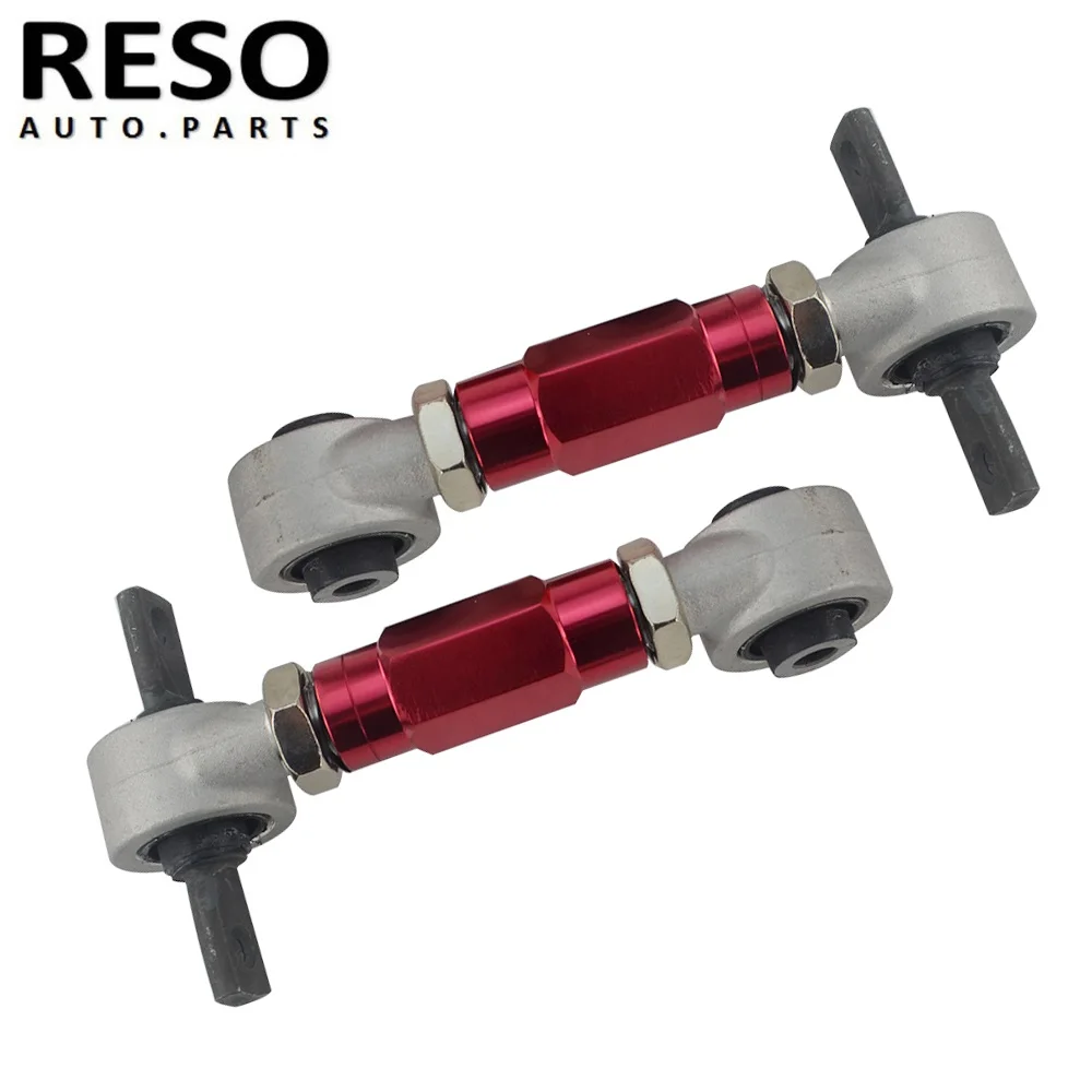 RESO--Rear Adjustable Camber Arms KiT 10mm Hole Fit for Honda CRX Civic EK/EGDel Sol Acura Integra