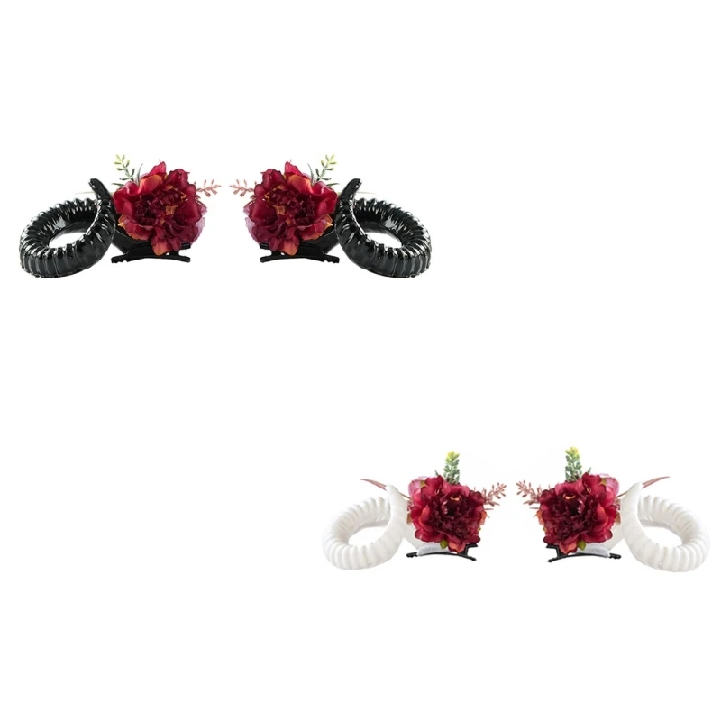 

Gothic Theme Hairpins With Metal Construction Halloween Party Essential 15UB