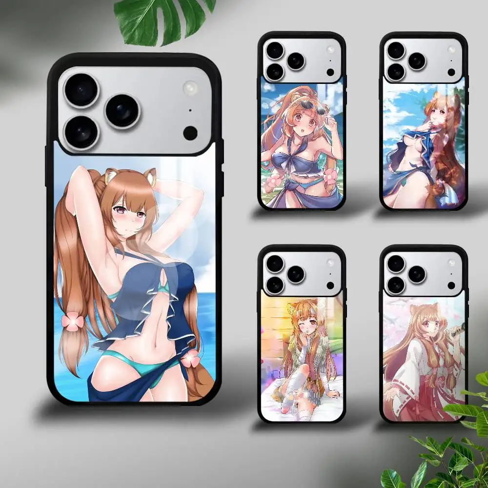 

R-Raphtalia Rising Shield Hero Phone Case For IPhone 17 16 15 14 13 12 11 Pro Max Plus Mini Plus Hard Surface Protect Funda