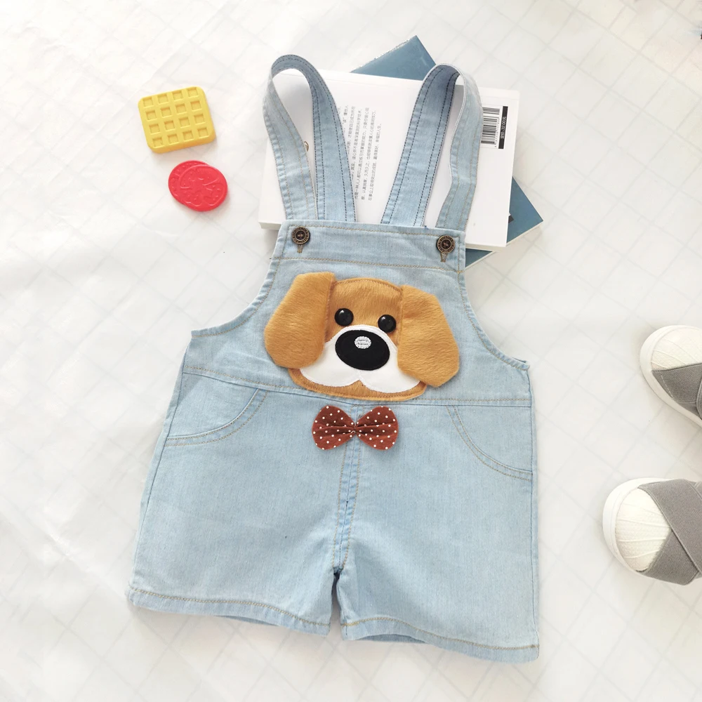

IENENS Baby Boy Clothes Summer Overalls Toddler Infant Thin Short Pants Newborn Dungarees