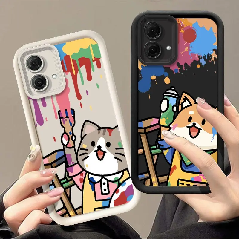 G84 Little Painter New Sky Eye Phone Case For Motorola Moto G84 Shatterproof Camera Protection Moto G84 Soft Back Cover