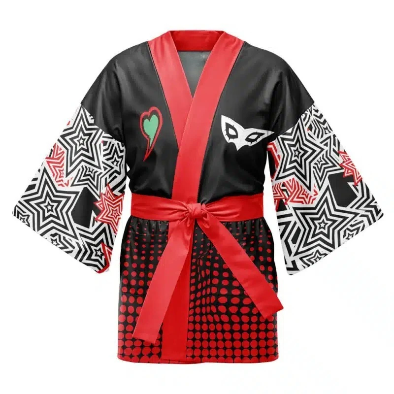 Minimalist Kimono Suitable for Both Men and Women Traditional Kimono Complete Set with Belt Accessories