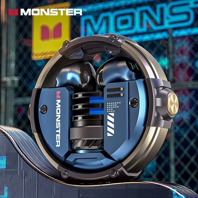 MONSTER Bluetooth headset XKT10 gaming e-sports 2024 new sports technology fashion trend headset