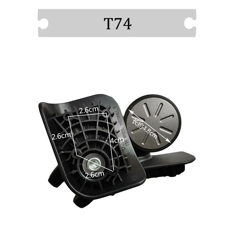 For WHEEL HOUSING T74 Universal Wheel Replacement Suitcase Rotating Silent Smooth Convenient Shock Absorbing Accessories Wheels
