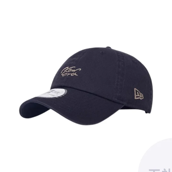 New Era Cotton Baseball Caps Unisex Navy Blue 14444929