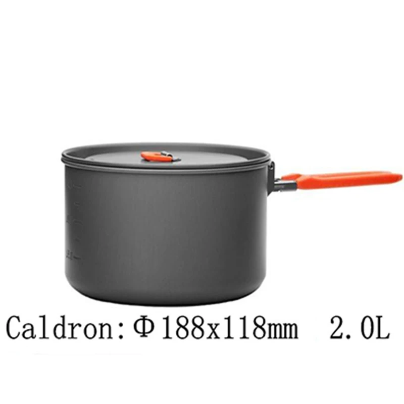 Fire Maple 4-5 Person Cooking Set Pot Frying Pan Bowl Outdoor Travel Picnic Tableware Aluminum Cookware Set Feast 5