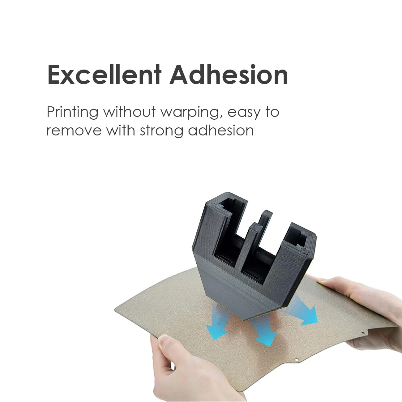 Excellent Adesion PEI Magnetic Plate 310x310mm Qidi Plus 4 Double Sided Flexible Textured PEI Steel Sheet Easy to Remove HeatBed