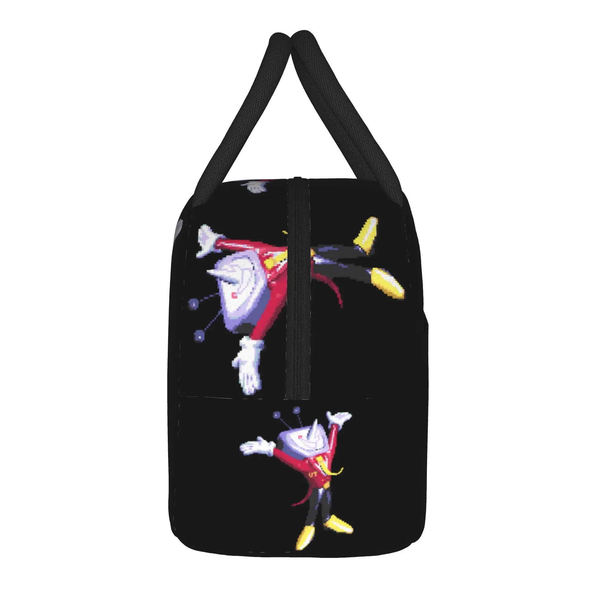 Tenna Happy Deltarune Game Lunch Bag Leisure Lunch Box For Men Picnic Portable Cooler Bag Waterproof Thermal Tote Handbags
