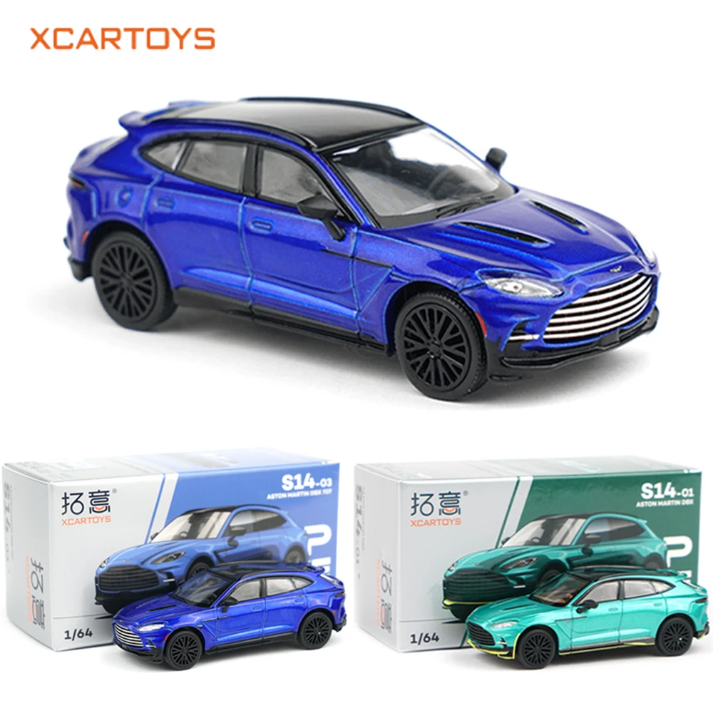 

Xcartoys POPRACE 1/64 модель автомобиля из сплава Aston Martin DBX миниатюрная модель моделирование игрушечный автомобиль для мальчика зеленый игровой автомобиль коллекции