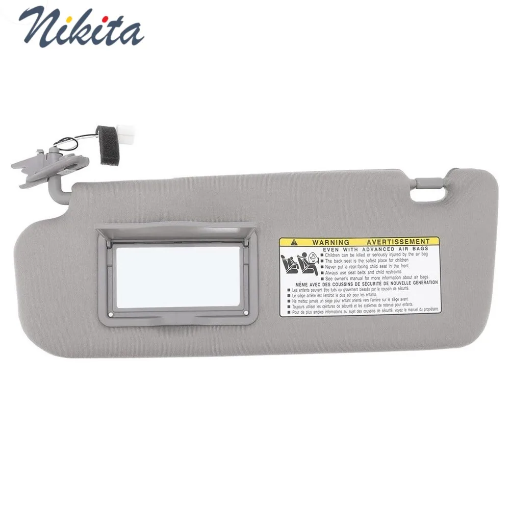 

1 шт. серый автомобильный солнцезащитный козырек с левой стороны и правой стороны водителя со стороны пассажира для Hyundai Sonata 2006 2007 2008