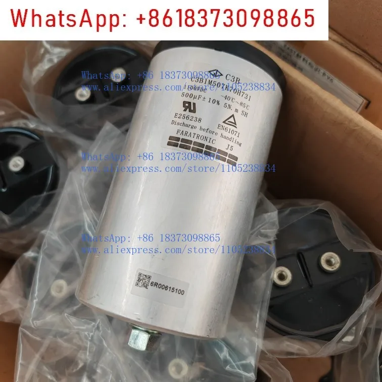 

Новый пленочный конденсатор Xiamen Farah 1100В 500мкФ в наличии