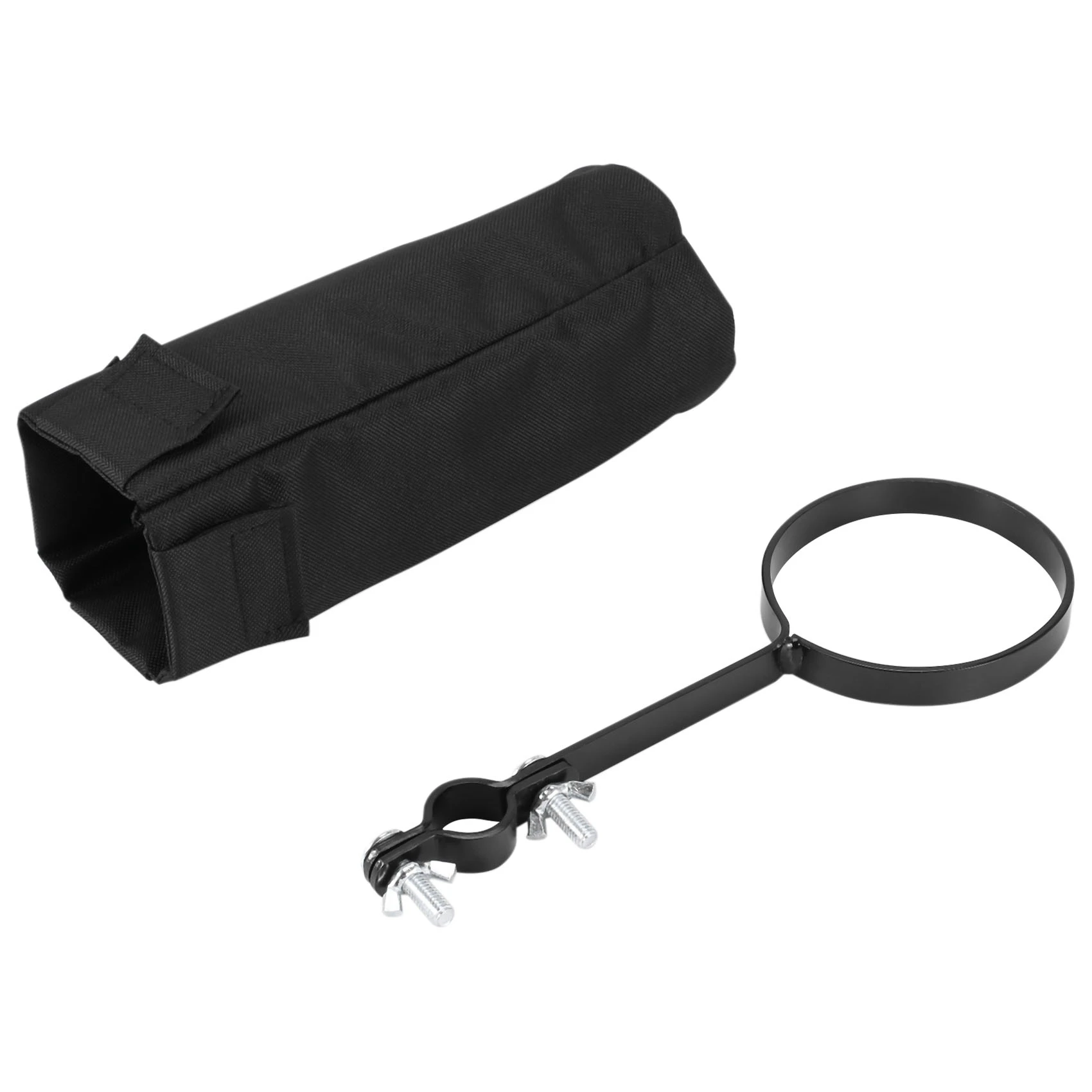 ABLB-Drum Stick Holder Moisture Proof Drumstick Bag Wear-Resistance Drumsticks Pocket With Mounting Clamp Drum Accessories Tool