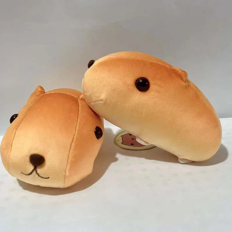 Capybara Kapibarasan Bread Plush Toy Stuffed Animals Kawaii Cute Anime Plushie Kids Toys for Girls Boys Children Birthday Gift