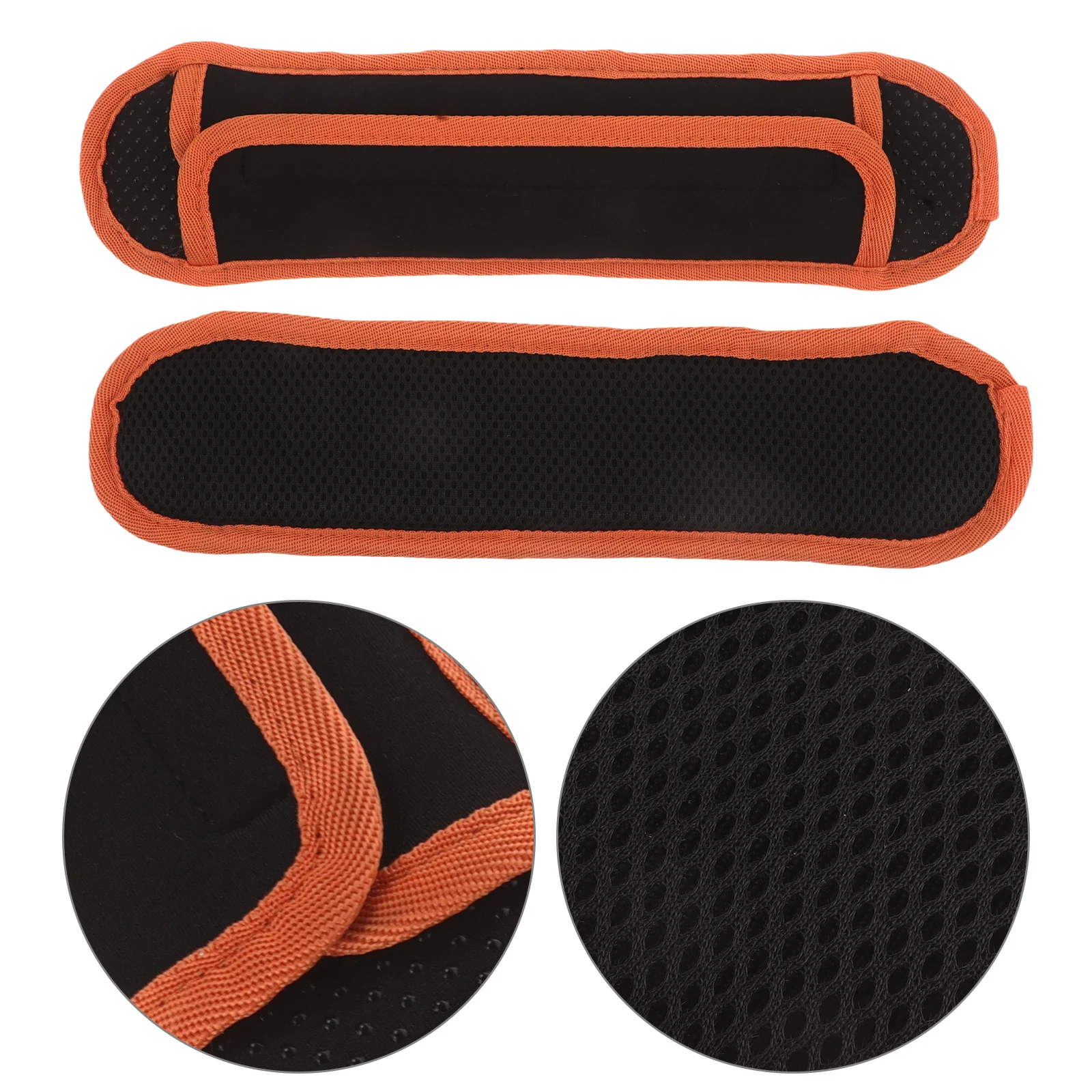 

2 шт. универсальные съемные мягкие дышащие нескользящие накладки на ремни для сумок, рюкзаков, походов и путешествий, обеспечивающие комфорт