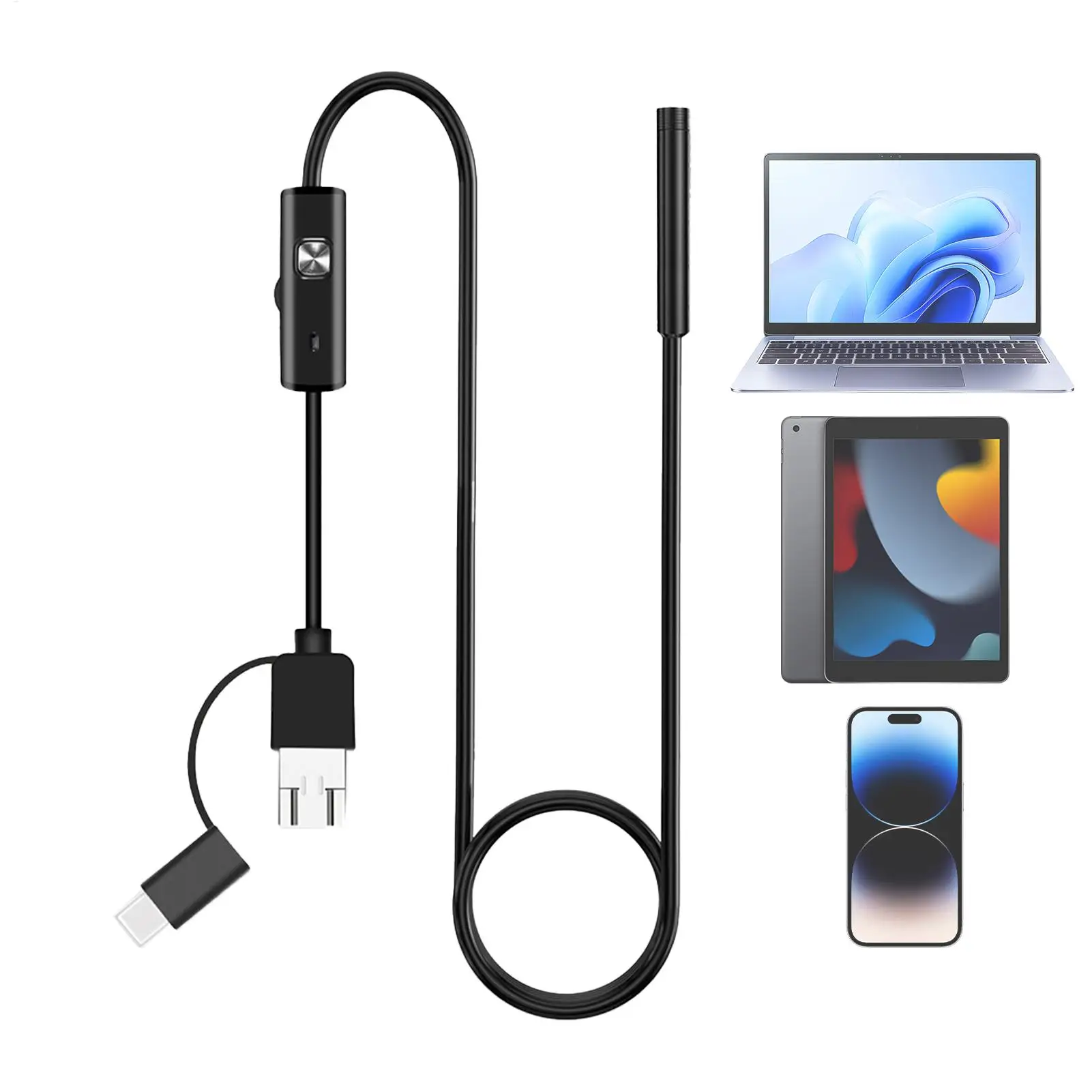 

Car Endoscope Camera Waterproof Scope Camera 5.5mm Lens diameter 30FPS Car And Pipeline Inspections Endoscope Cameras