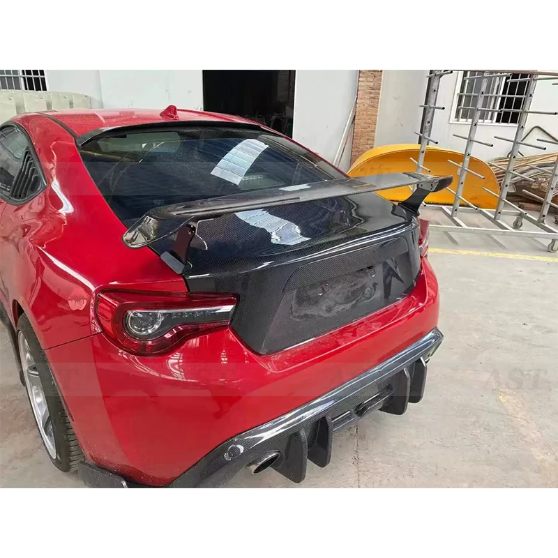 For Toyota GT86 Subaru BRZ Carbon Fiber Spoiler SARD Style  Tail fins Rear Wing Guide Wing  Rear Trunk Car Wing Body Kits