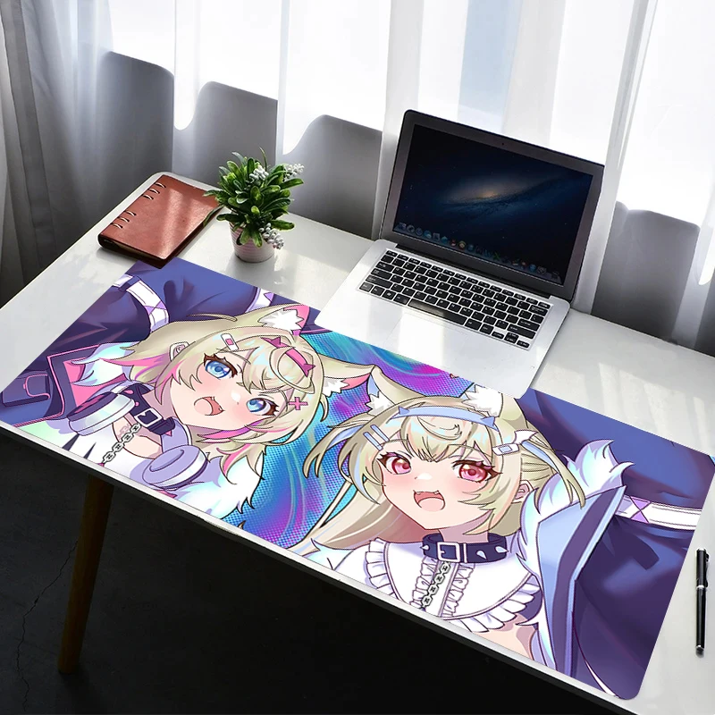 

Mouse Pad Laptop Non-slip Esports Office Hololive Mococo Fuwawa Abyssgard Desk Mat Game Player Mousepad Accessories Keyboard Pad