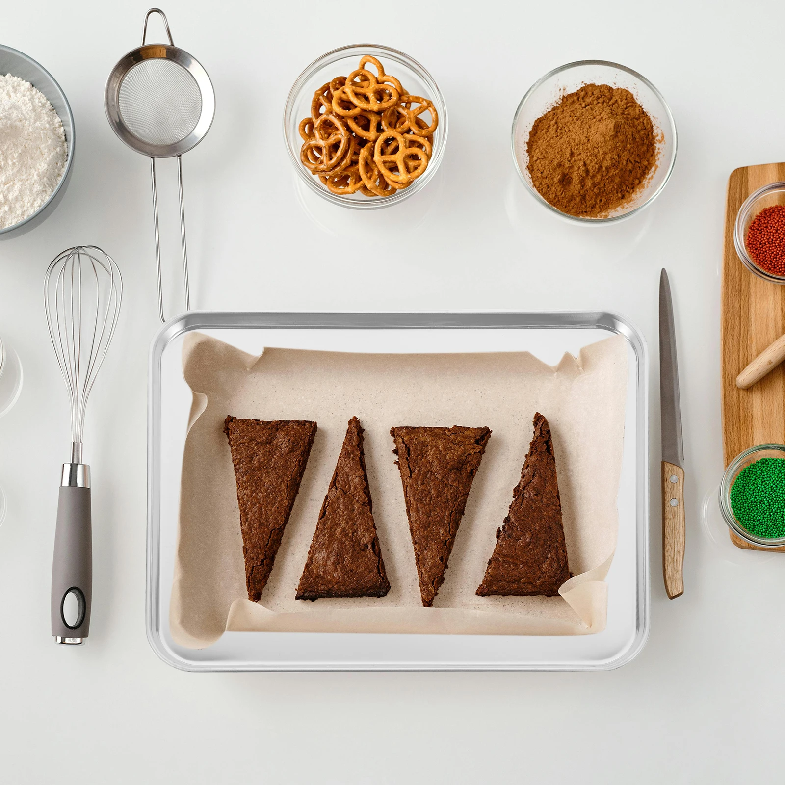 

Stainless Steel Rectangular Flat Bottom Tray Large Bbq Steamer Plate Baking Sheet Multipurpose Kitchen Food Holder Party Serving