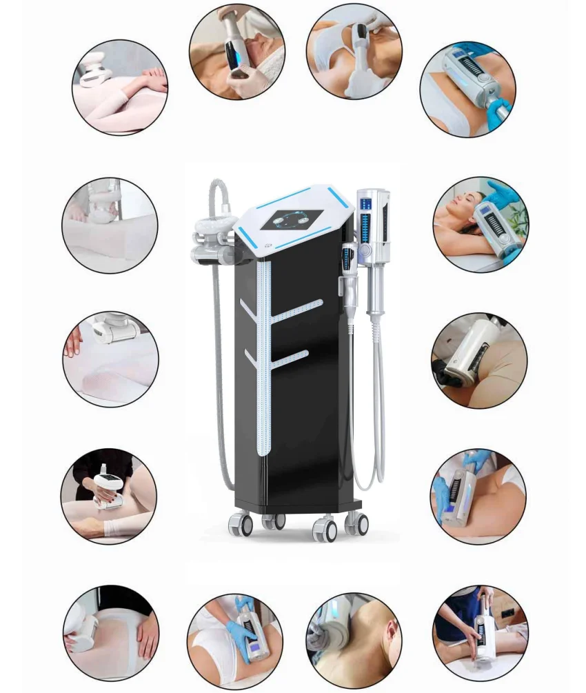 2025 Nieuw Ontwerp Negatieve Aandrukroller + innerlijke Bal Roller Lichaam Afslanken Cellulitis Therapie Lichaam Vormgeven Schoonheid Apparaat voor Spa