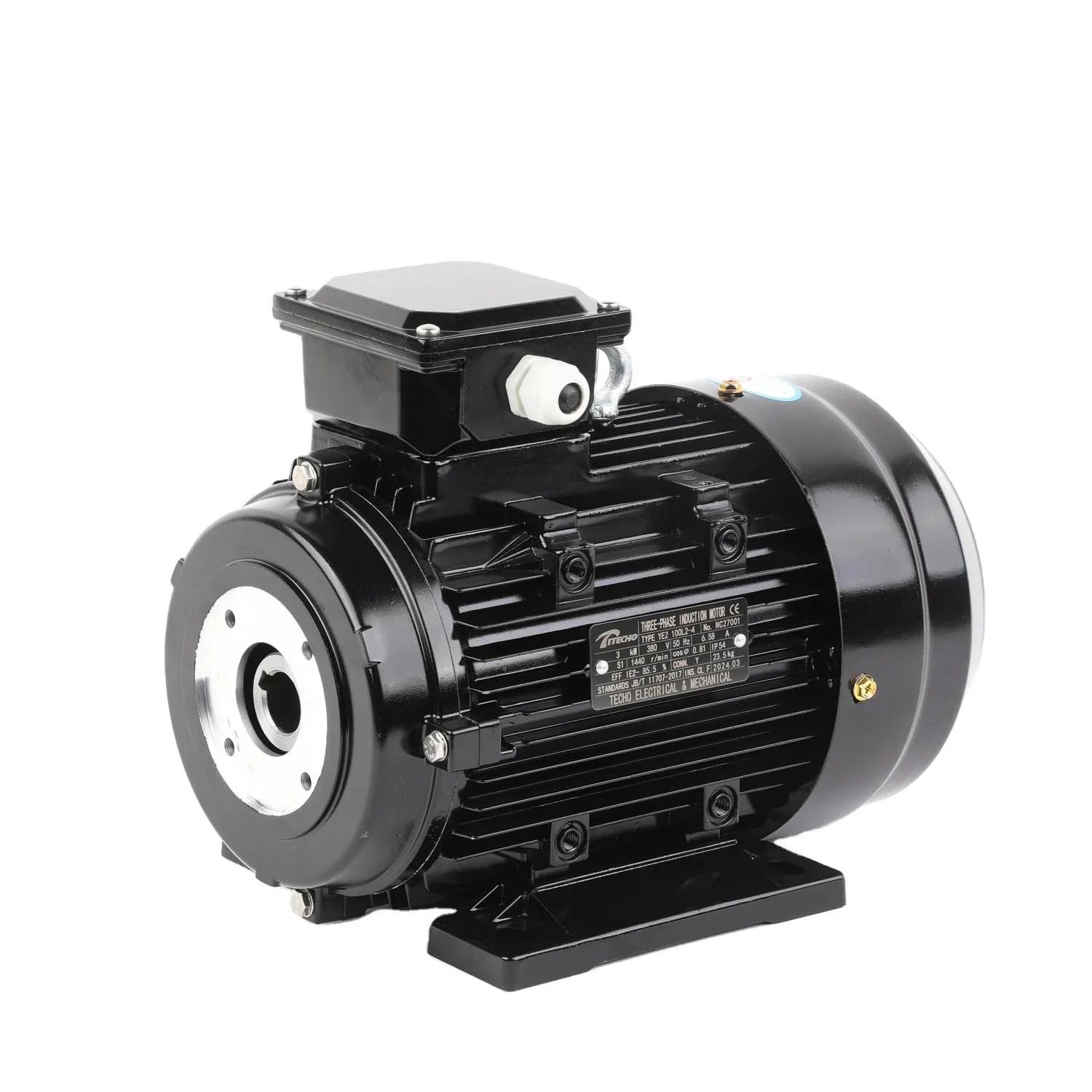 2.2kw 3kw 4kw 5.5kw 7.5kw 9kw 11kw 15kw 18.5kw Hollow Female Shaft Motor 2Hp 3Hp 4Hp 5.5Hp 7.5Hp 10Hp Three AC Electric Motor