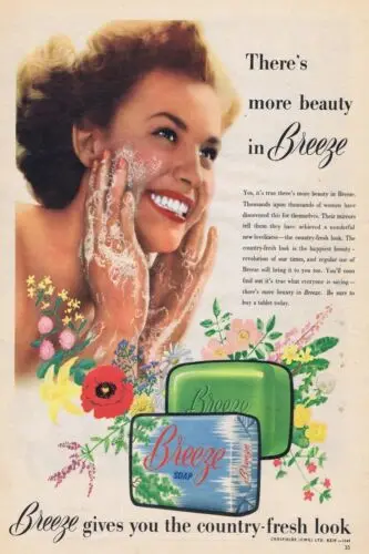 Breeze Soap Vintage Advert Retro Metal Sign, Man Cave, garage, gift, home