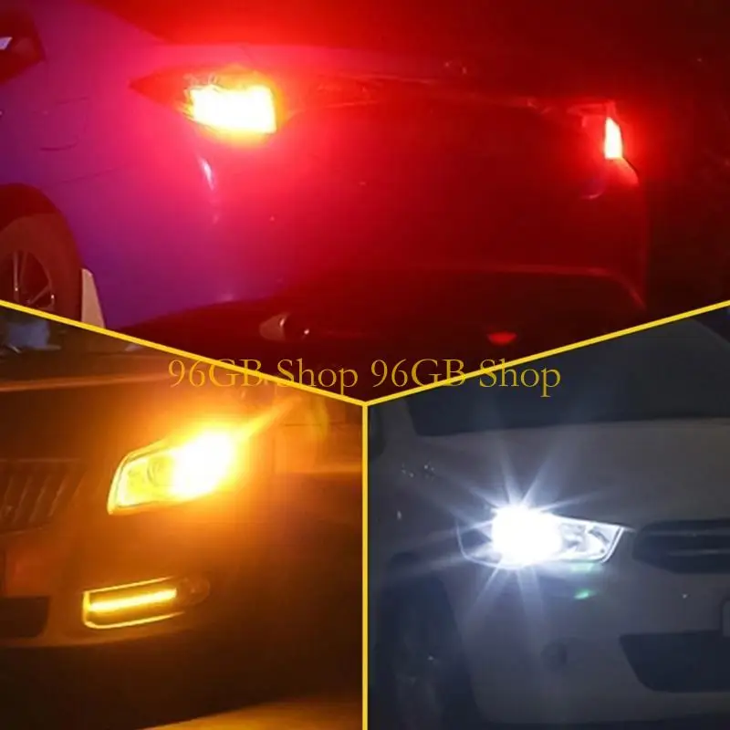 96GB 1 Pair Motorbike Turn Lights LED Replacement Lamp Compact Size Up to 50000 Hours Easy Installation for Motorbikes