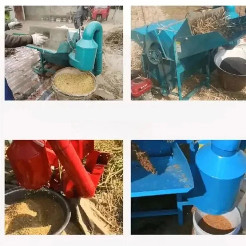 New Agricultural Electric Thresher Multifunctional for Rapeseed Soybeans Sorghum Wheat Soybean Rapeseed Harvest