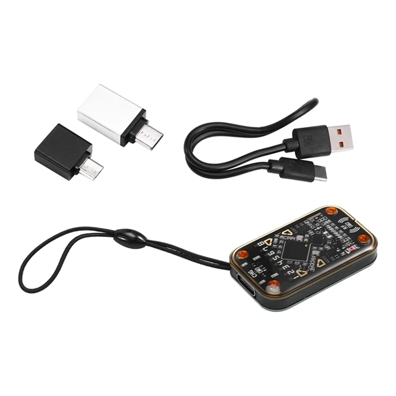 AA08-RFID Smart Chip Reader+2X5200 Keychain Chameleon Ultra Contactless Smart Card Emulator 125Khz 13.56Mhz Badge Decode