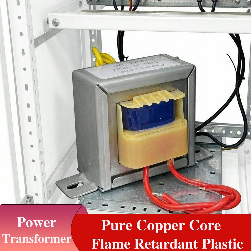 1Pcs Power Transformer DB-20VA/W  AC 220V/380V To 6V/9V/12V/15V/18V/24V/36V AC 50Hz Pure Copper Core Flame Retardant Plastic