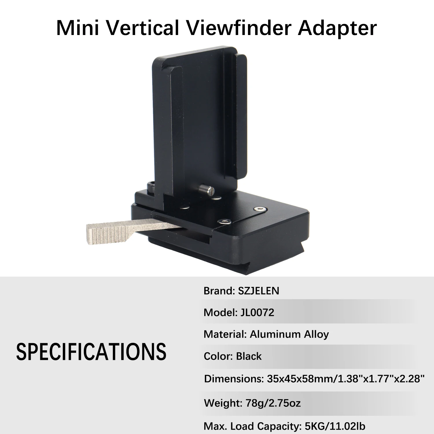 ARRI ALEXA Mini Camera Vertical MVF-1 Adapter