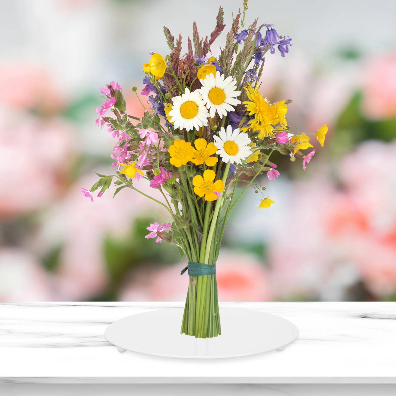 

Adjustable Iron Bouquet Stabilizer Durable Floral Support Frame Desktop Wedding Flowers Holder Detachable Metal Bouquet Fix